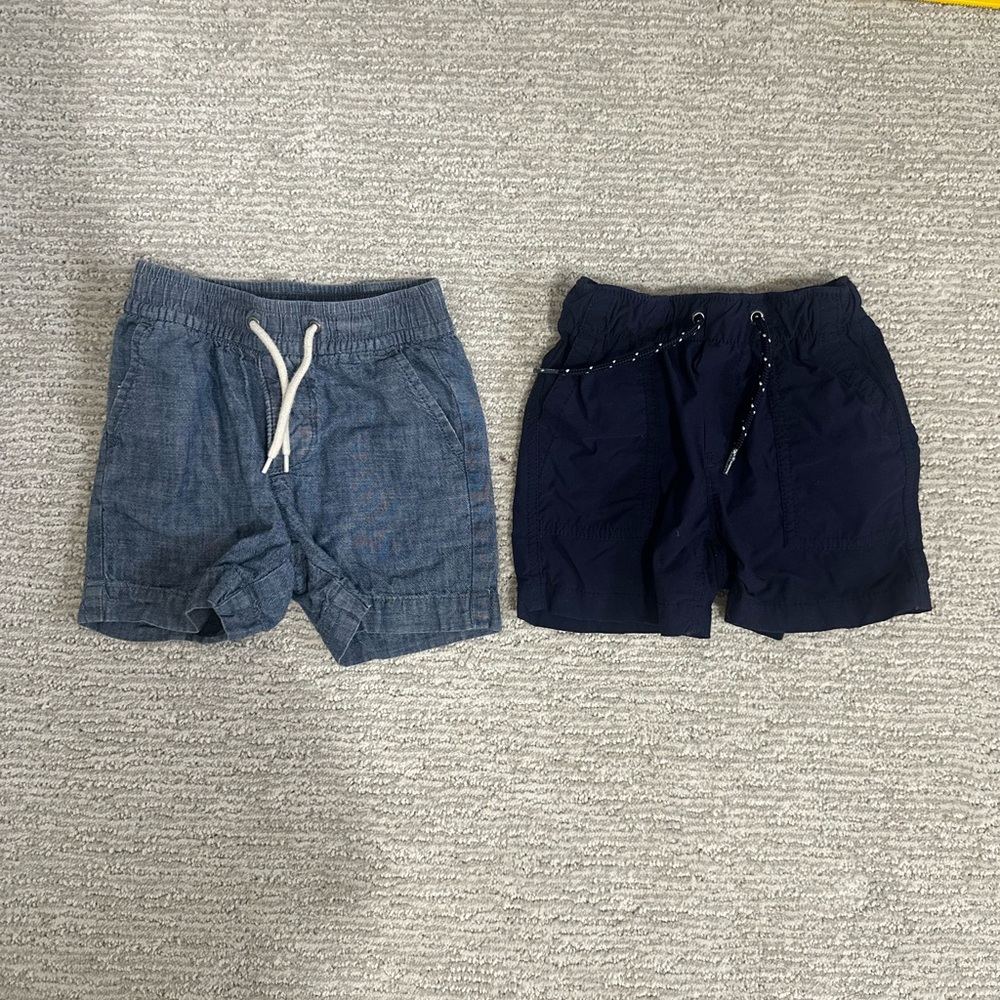 GAP Kids Denim and Navy Shorts Set